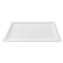 Miamex Lot de 20 Plateaux en Carton Blanc - Plateaux de Présentation pour Pâtisseries/Amuse-bouches/Buffets (23 x 33 cm)