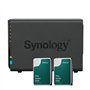 Bundle NAS Synology DS224+ 2Go avec 2 disques Synology 6To HAT3300, Non assemblé