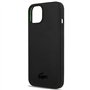 Lacoste LCHCP13SSK Coque Rigide en Silicone pour iPhone 13 Mini 5,4" Noir