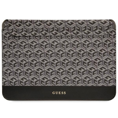 Guess GUCS16HGCFSEK GCube Manchon à rayures Noir 16"