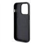 Guess GUHMP15LPSAHMCK Coque pour iPhone 15 Pro 6,1" Noir Coque Rigide Saffiano
