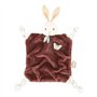 KALOO - Plume - Doudou Lapin Cannelle 26 cm - Doudou Bébé Ultra-Doux - Développe Le Toucher - Belle Boîte Cadeau Personnalisable