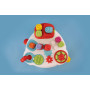 Clementoni - 17704 - Soft Clemmy - Table sensorielle - Table Activité Enfant, Table avec Briques, Blocs de Construction Souples,