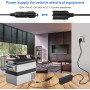 Convertisseur Transformateur Adaptateur Secteur Alimentation Chargeur AC 220V vers DC 12V 10A 120W Allume Cigare pour Glacière É