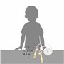 Janod - Corde à Sauter Réglable pour Enfants - Poignées Tetes de Licornes en Bois - 2m de Corde - Idéal pour Jouer en Extérieur