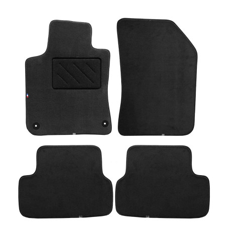HVD Tapis Voiture pour Peugeot 2008 II Depuis 01/2020- (sauf pour e-2008) sur Mesure (gabarit testé & approuvé) | Fabrication Fr