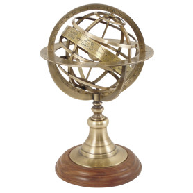 Générique 121 Objet de Décoration Sphère Armillaire Laiton Vieilli 30 x 19 x 19 cm