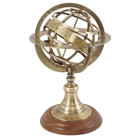 Générique 121 Objet de Décoration Sphère Armillaire Laiton Vieilli 30 x 19 x 19 cm