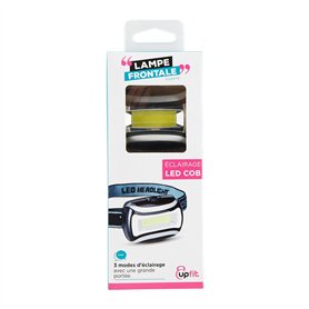 UPFIT - Lampe frontale LED COB Pour les activités sportives en extérieur Equipée d'un serre tête réglable 3 modes d'éclairage av