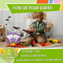 Tinygeeks Tunes Lecteur CD Enfant - Nouveauté - Radio FM - Piles incluses - Radio Mignon avec Haut-parleurs - Le Cadeau Parfait 