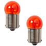 cyclingcolors 2x 12V 10W BA15S orange ampoule moto scooter voiture auto mobylette clignotant