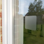 Imaggge.com - Autocollants anti-collision pour portes vitrées (set de 21 carrés Sablés-dépolis-translucides) - Signalisation - E
