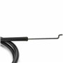 Easyboost Câble de gaz Commande Rigide Embout Z avec Gaine Réparation Tondeuse Débroussailleuse Motoculteur Jardin