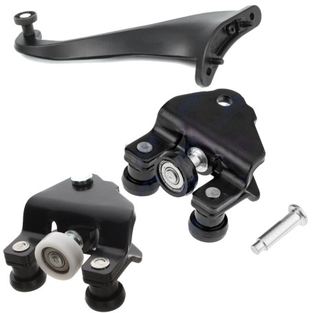Partsline Kit de galets pour porte latérale coulissante gauche (côté conducteur) compatible avec Berlingo