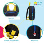 mybagstory - Sac à dos 3D – Pokémon – Noir - Enfant - Ecole - Maternelle - Garderie - Cartable garçon - Taille 32 cm - Bretelles