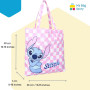 mybagstory - Sac Shopping Stitch Rose - Femme - Adolescente - Plage - Courses - Lycée - Collège - Taille 40 cm - Bretelles - Idé