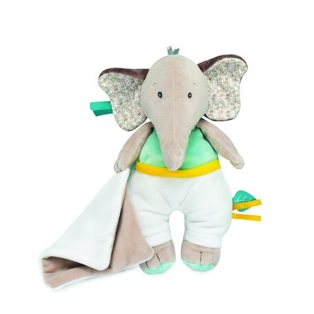BABY NAT' - Pantin avec Doudou Cacahuète - BN0624 -Gris
