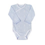 Sophie la Girafe - Body Bébé Croisée - Garçon - 3 mois - Bleu