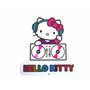 TEKNOFUN - Licence Hello Kitty - Neon Mural LED Hello Kitty 27 CM - Décoration Lumineuse - Adaptateur Secteur - Rose