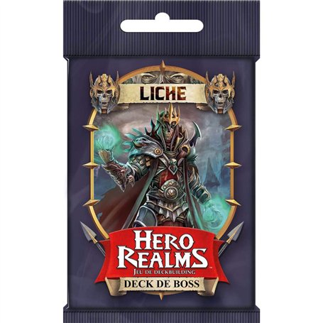 IELLO Hero Realms - Deck de Boss : Liche - Booster 30 Cartes VF