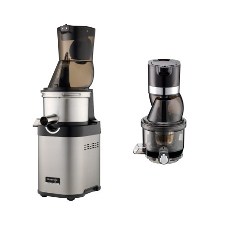 Kuvings - Extracteur de jus professionnel CS600 + tête supplémentaire en inox - 40L de jus par heure - Utilisation non-stop sans