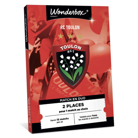 Rc Toulon - Match en Duo - Coffret Cadeau - Ticketbox - Idée Cadeau Divertissement