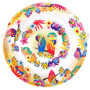 Les Jardins de la Comtesse - Grand Saladier en Mélamine - Perroquets de Bahia - 4L / Ø 31 cm - Multicolore - Service de Table de