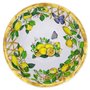 Les Jardins de la Comtesse - Saladier Profond en Mélamine - Capri - 3L / 25 cm - Citrons jaunes - Service de Table de la Vaissel