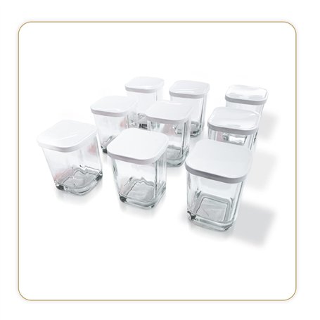 LITTLE BALANCE 8558 Kit 9 pots de yaourts