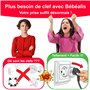 [Pack x10] Cache Prise Bebe Français [ sans Clef Ni Adhésif] - INVENTÉ ET FABRIQUÉ en France - Guide Sécurité Bébé - Protection 