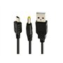 Link-e : Cable Chargeur USB de Remplacement 2 en 1 Compatible avec la Console Sony PSP 1000, 2000 et 3000 (Alimentation et Trans
