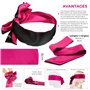 inedit Bandeau Yeux Sexy Adulte + Plumeau - Couple Intime - Jeux et Fantaisies Érotiques - Accessoires pour Les Adultes & Couple