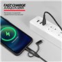Câble Multi USB Embout - Cable 3 en 1, 5 en 1 charge rapide 18W et transfert de données - USB ou USB C (Type-C) vers USB-C/Micro