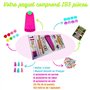 Kit Bracelet Bresilien et d'Amitié avec Notice en Français – Idée Cadeau pour Fille 8-16 Ans, Ado – Kit DIY Loisirs Créatifs Enf
