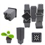 Verdonia 70 Godets Plastique 8cm pour Semis