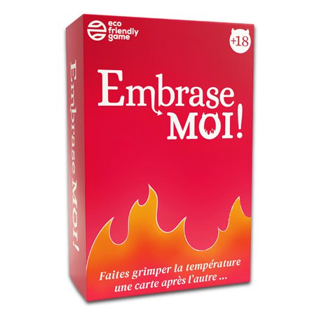 EMBRASE MOI ! - Le Jeu Coquin pour Pimenter Votre Couple - Faites Grimper la Température Une Carte après l'autre - Jeu de sociét