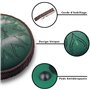 ORORA Handpan Steel Tongue drum (12 pouces 13 notes) - Instrument de musique enfant et adulte - Tambour zen et méditation - Eboo