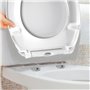 Abattant wc frein de chute en UF| Marque Francaise | Garantie 2 ans | Cuvette toilette avec frein de chute | Cuvette wc | Lunett