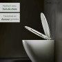Abattant wc frein de chute en UF| Marque Francaise | Garantie 2 ans | Cuvette toilette avec frein de chute | Cuvette wc | Lunett