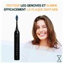 Y-Brush CleanMate - Brosse à Dents Électrique Sonique - Rechargeable USB-C - 2 Mois d'Autonomie - 5 modes de brossage - 4 têtes 
