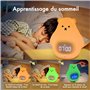 Kemi Goods Réveil Enfant Jour/Nuit avec Veilleuse LED – Contrôle Via Appli iOS/Android – Réveil Éducatif et Lumineux – Rechargea