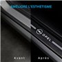 ODOKIT Seuil De Protection Fibre De Carbone Noir - Compatible avec Opel Corsa Mokka Astra Crossland Grandland - Accessoires 4 Pi