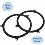 AERZETIX - C11589 - Lot de 2 Adaptateurs de Haut-parleurs Ø165 mm - côté de Montage: portière arrière - Compatible avec A3, A4 1