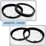 AERZETIX - C40938 - Lot de 2 Adaptateurs/supports pour haut-parleurs de voiture Ø165 mm - côté de montage portières avant - comp