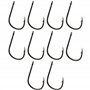 PRO Filstar Lot de 10 hameçons de pêche à la carpe Wide Gape Straight N4 - Accessoires de pêche à la carpe - Accessoires de pêch