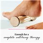 Tuuli Accessories Pied Masseur Massage Appareil Rouleau Bois 20 x 5 cm
