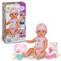 BABY born Little Magic Girl 835333 - Poupée de 36 cm avec 7 fonctions et accessoires réalistes - Fonctionne sans piles - Convien