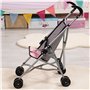 Bayer Design 30533AA Poussette Canne pour poupée, Roues Doubles, Ceinture de sécurité