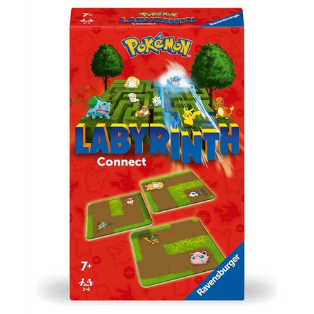 Ravensburger - Jeu de société - Pokémon - Labyrinth Connect - Jeu de Plateau en Famille - Observation et Chance - À partir de 7