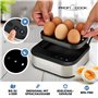 ProfiCook, Cuiseurs à oeufs avec signal vocal, Réglage électronique de la dureté à 3 niveaux, Plaque chauffante à revêtement ant